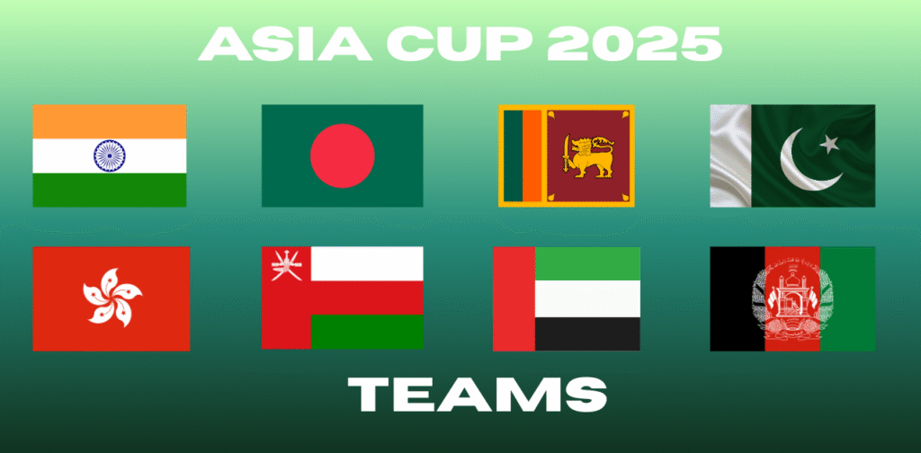 Asia Cup 2025 Teams:Do You know about the group and rivals of your team?