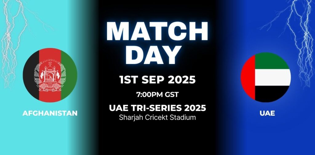 Afg vs UAE squad
